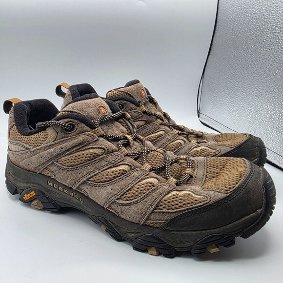 Merrell Moab 3 Mens Size 13 Brown Shoes Hiking Camping Outdoors Casual Vibram - Picture 1 of 13